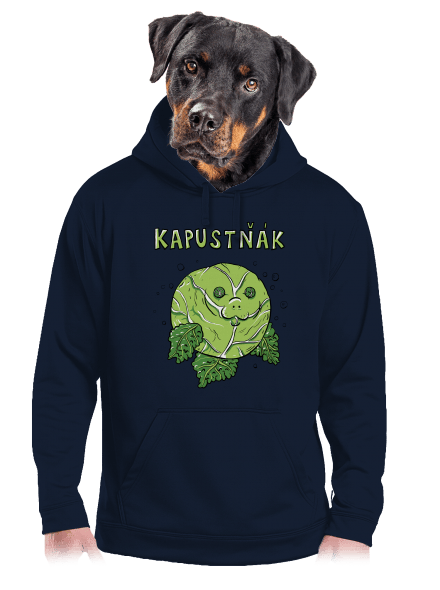 Kapustňák pánská mikina klokanka Navy
