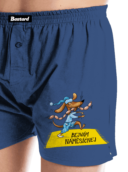 Bejvám náměsíčnej pánské trenky Blue