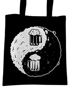 Jin Jang pivo taška Black