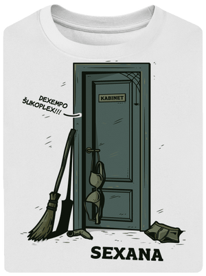 Sexana unisex tričko oversized White