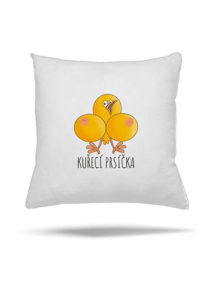 Kuřecí prsíčka polštář White