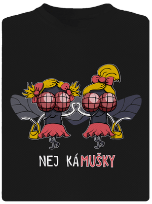 Nej kámušky pánské sportovní tričko Black