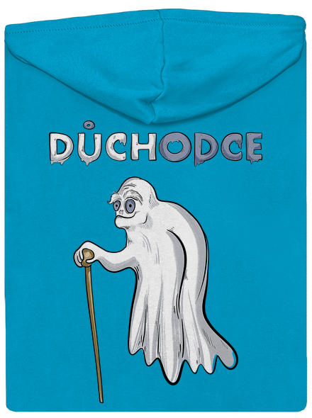 Duch důchodce dámská mikina na zip Blue Atol
