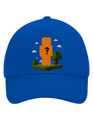 Minecraft z vlastní fotky kšiltovka baseballka Bright Royal