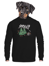 unisex mikina bez kapuce