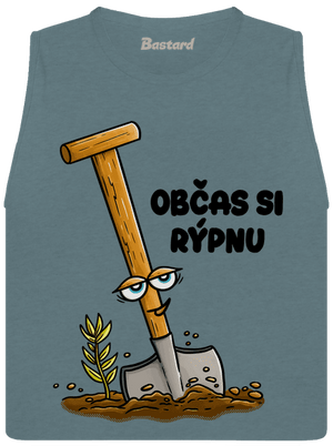 Občas si rýpnu dámské tílko volné Heather Deep Teal