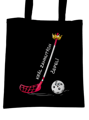 Král zahnutých čepelí - florbal taška Black