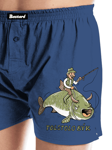 Tolstolobýk pánské trenky Blue