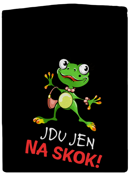 Jdu na skok dámská mikina na zip Black