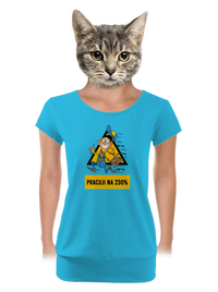 dámské tričko s lemem