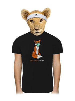 Liška Bystrouška dětské sportovní tričko Black