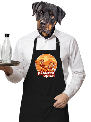 Planeta opich zástěra Black