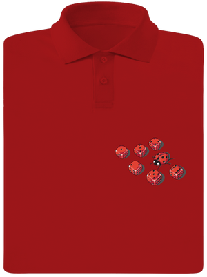 Mimikry pánská polokošile Red Mal