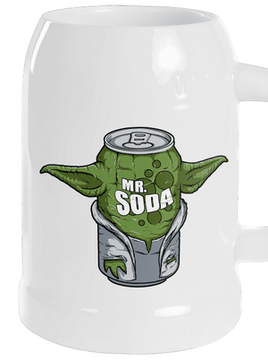 Mr. Soda půllitr White