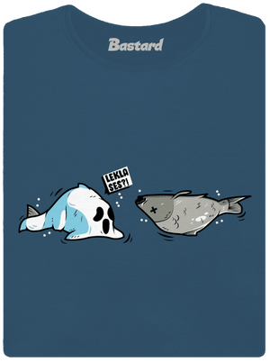 Leklá ryba dámské tričko premium Petrol Blue