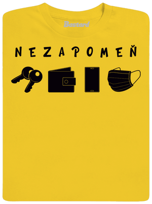Nezapomeň pánské tričko Gold
