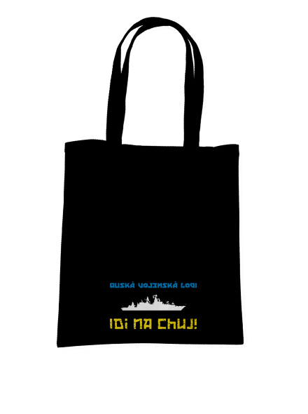 Ukrajina - Lodi idi na chuj taška Black
