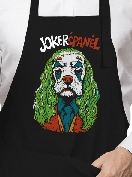 JokerŠpaněl zástěra Black