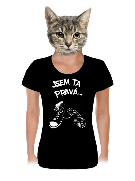 Hledám tu pravou dámské tričko Black