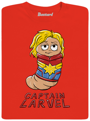 Captain Larvel pánské tričko Fiery Red
