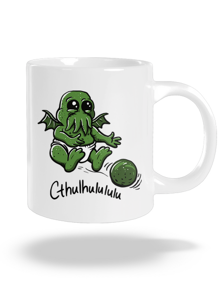 Cthulhululu velký hrnek White