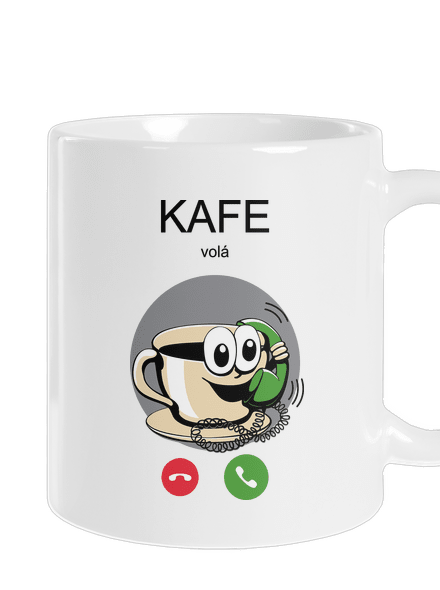 Kafe volá klasický hrnek White