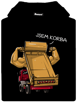 Korba dámská mikina klokanka Black