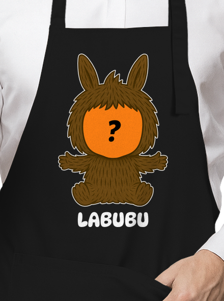 Labubu zástěra Black