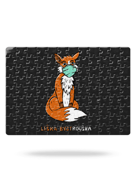 Liška Bystrouška puzzle White