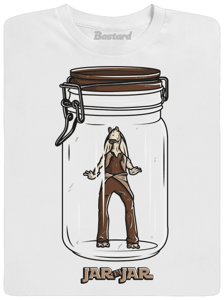 Jar in jar dětské tričko White