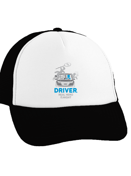Driver kšiltovka truckerka Black cap