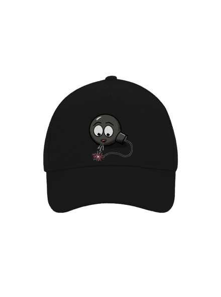 Bomba kšiltovka baseballka Black