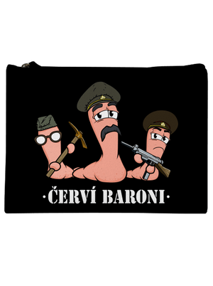 Červí baroni taštička Black