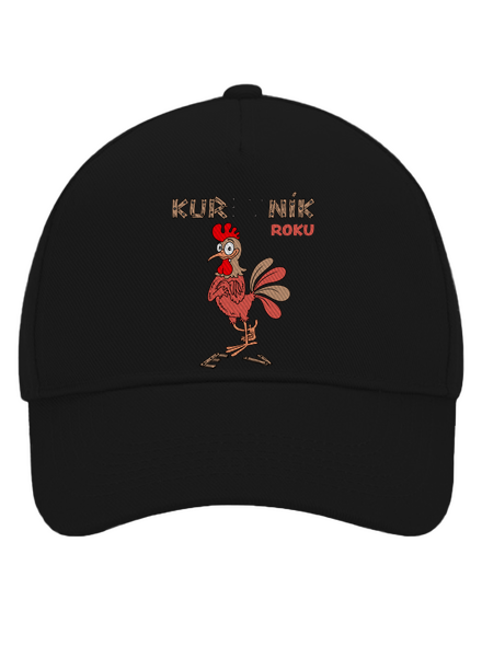 Kur(ev)ník roku kšiltovka baseballka Black