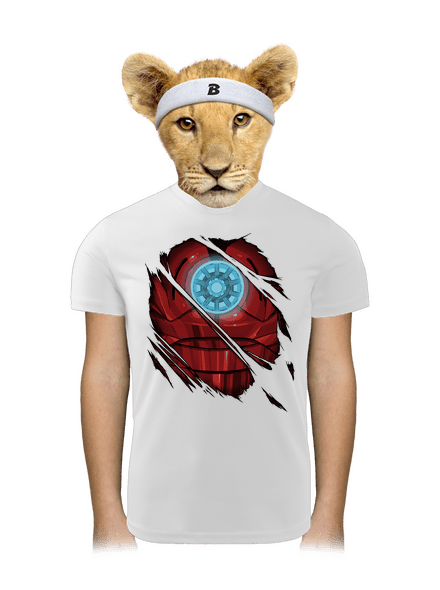 Ironman dětské sportovní tričko White