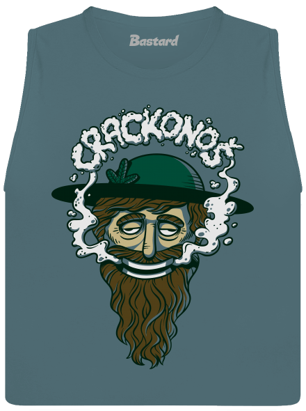 Crackonoš dámské tílko volné Heather Deep Teal