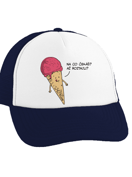 Zmrzlina kšiltovka truckerka French Navy cap
