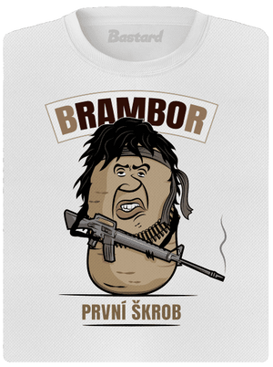 Brambor dámské sportovní tričko White