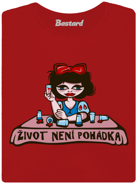 Sněhurka dámské tričko premium Red Mal