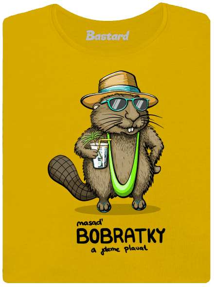 Bobratky dámské tričko Yellow
