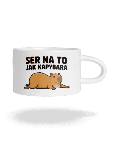 Jak kapybara hrnek makronka White