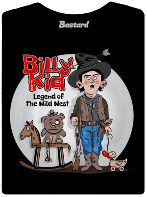 Billy The Kid dámské tričko s lemem Black