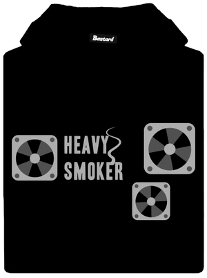 Heavy smoker dámská mikina klokanka Black