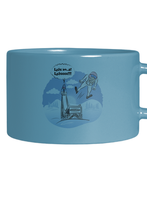 Lyže hrnek makronka Blue Macaron