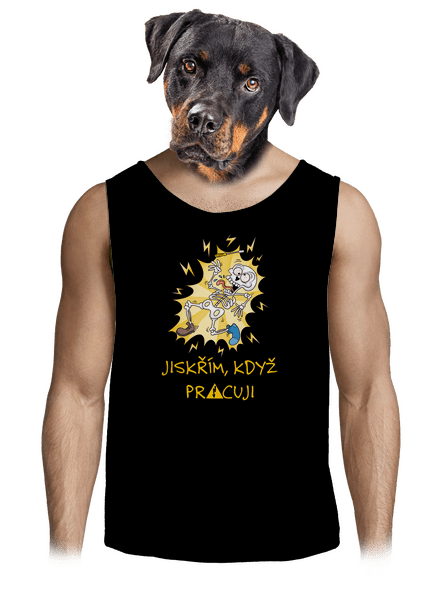 Jiskřím pánské tílko Black