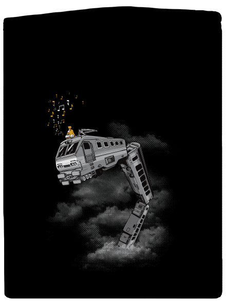 Snake Train dámská mikina na zip Black