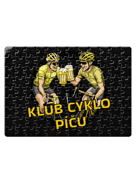Klub cyklo píčů puzzle White