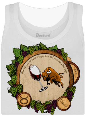 Vinný horoskop: Býk dámské tílko klasické White