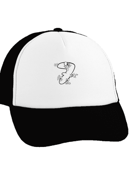 Jsem pěkné číslo kšiltovka truckerka Black cap