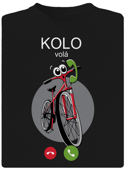 Kolo volá dětské sportovní tričko Black